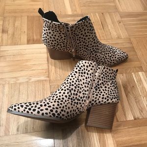 Cheetah Ankle Booties BRAND NEW!!!